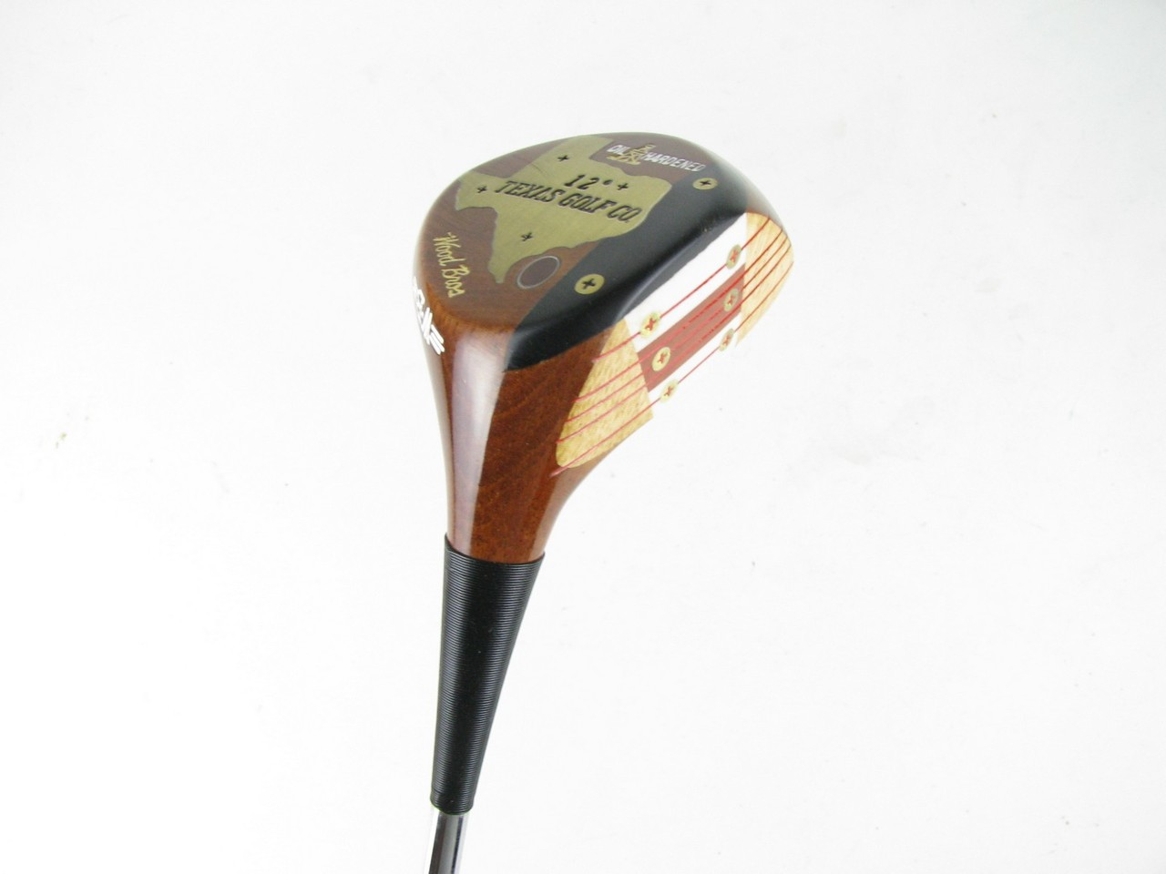 MINT Wood Bros Texas Golf Oil Hardened Driver 12* + WOOD BROTHERS
