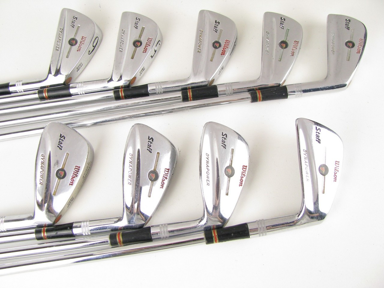 VINTAGE Wilson Staff Dynapower Button Back 71-72 iron set 2-PW