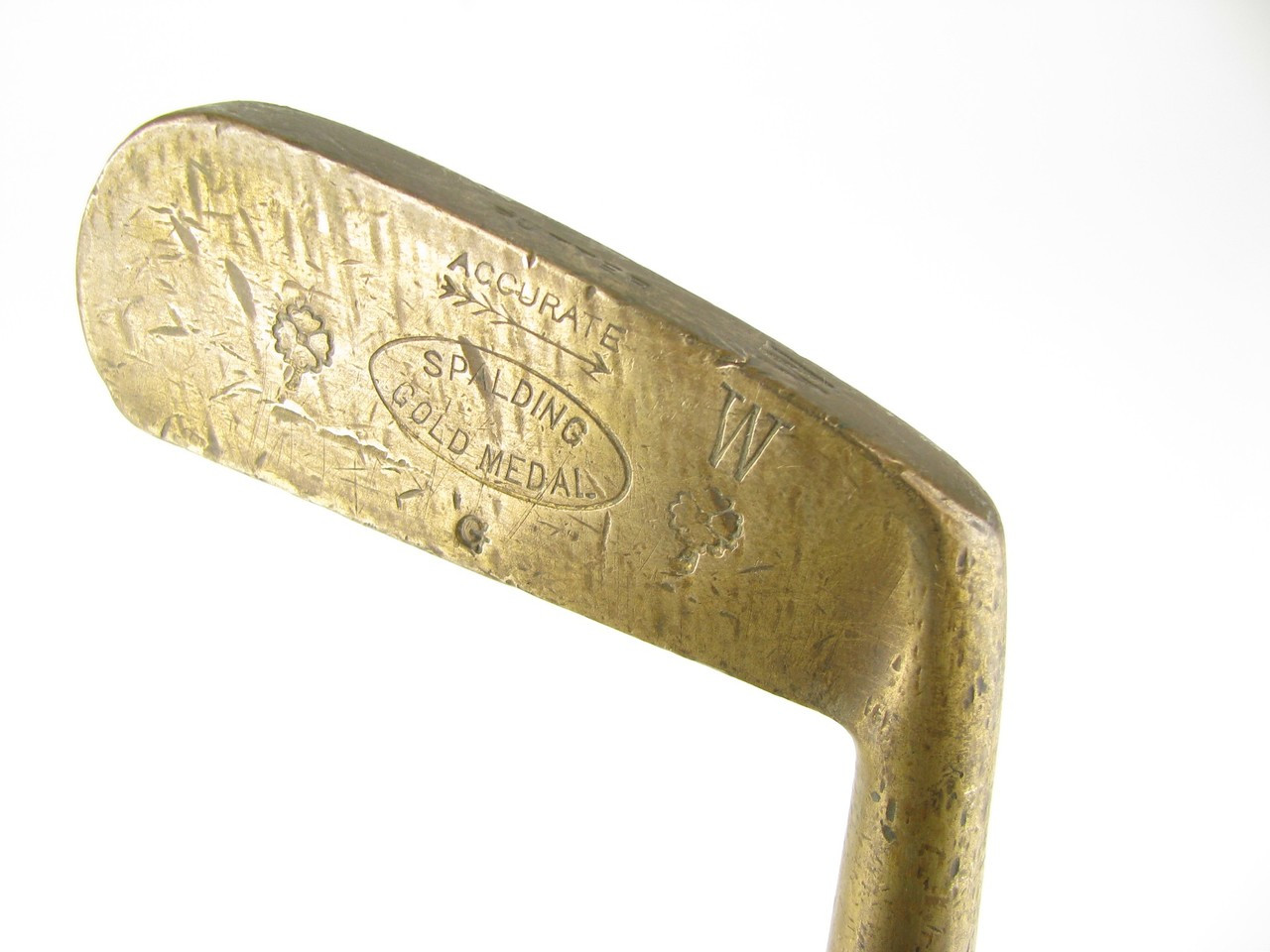 VINTAGE Spalding Gold Medal Hickory Shaft Putter (Out of Stock