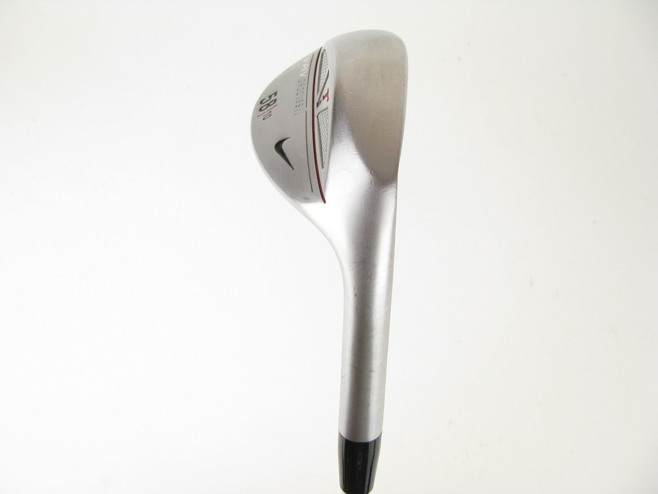 ナイキVr VREV GRDOVES 58° 美品^o^ Nike VR V-Rev Satin Chrome 58* Lob Wedge 58-10 w/ Steel Stiff (Out