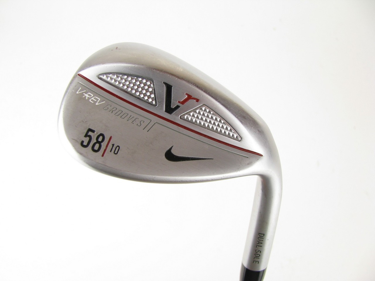 ナイキVREV ウェッジ　58° Nike VR V-Rev Satin Chrome 58* Lob Wedge 58-10 w/ Steel Stiff (Out