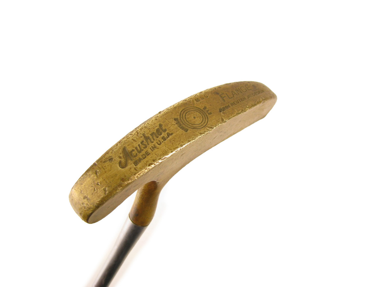 Titleist - 【年代物名器】Acushnet BULLS EYE FLANGE.モデル パター Titleist Acushnet Bullseye Wide Flange Offset 34A Golf