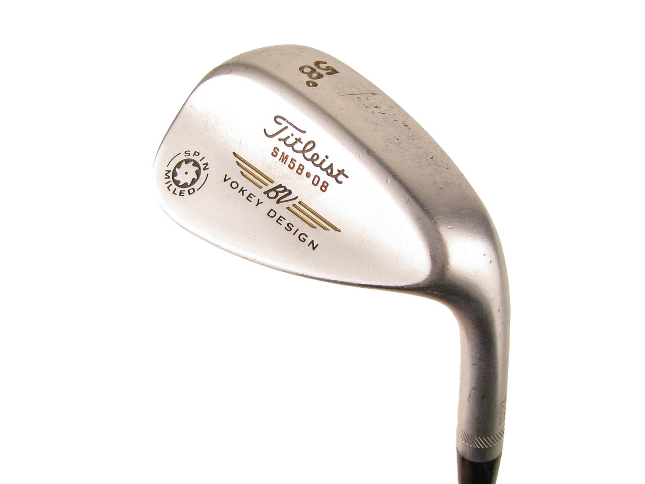 Wedge Titleist Vokey Design Spin Milled 0 BV Steel Lob VOKEY 58-08