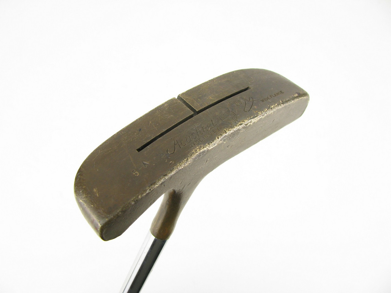 VINTAGE Acushnet Bullseye Wide Flange 5-A Putter 34 inches (Out of