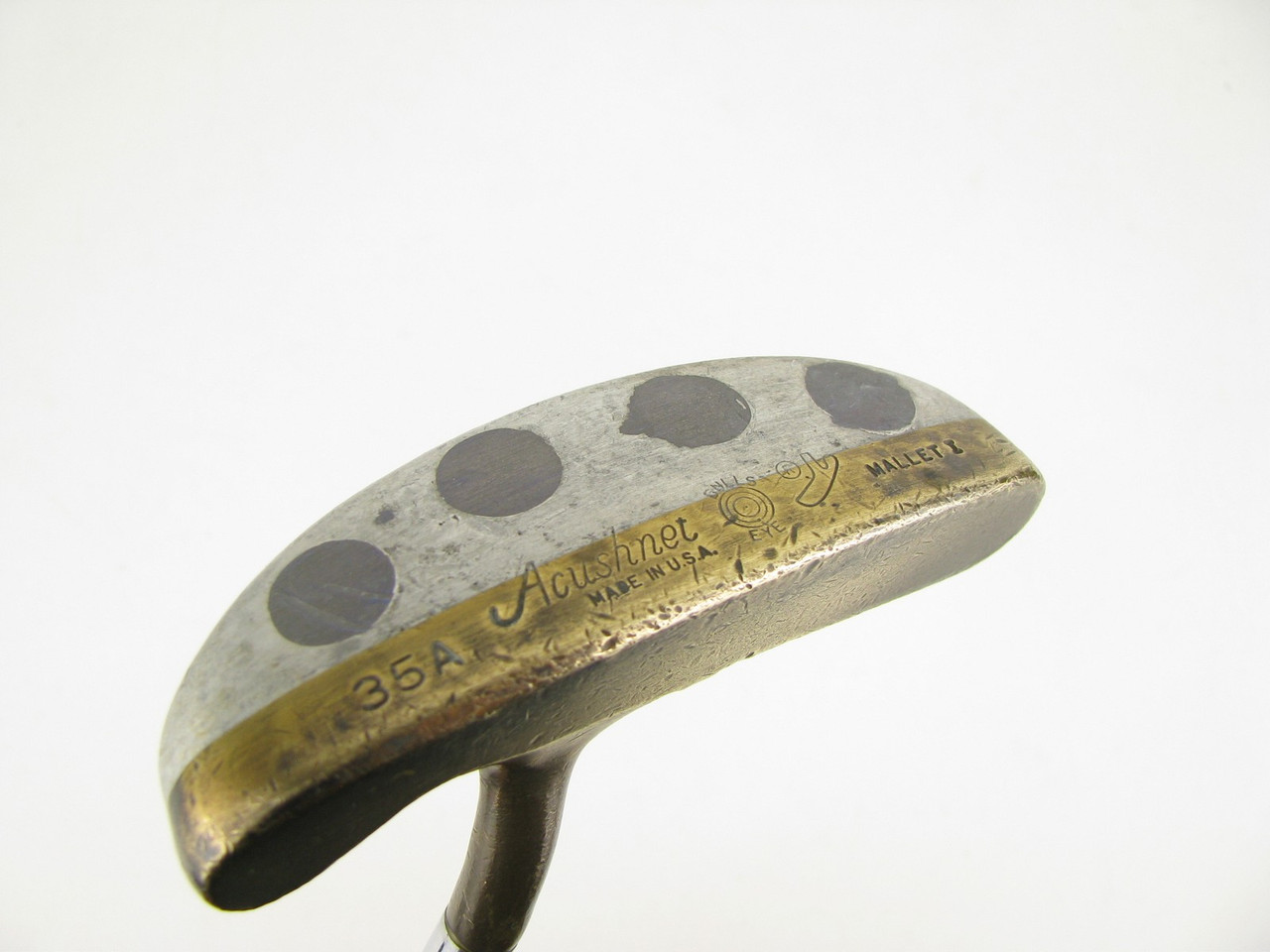 VINTAGE Acushnet Bullseye Mallet I 35A Putter 33 inches (Out of