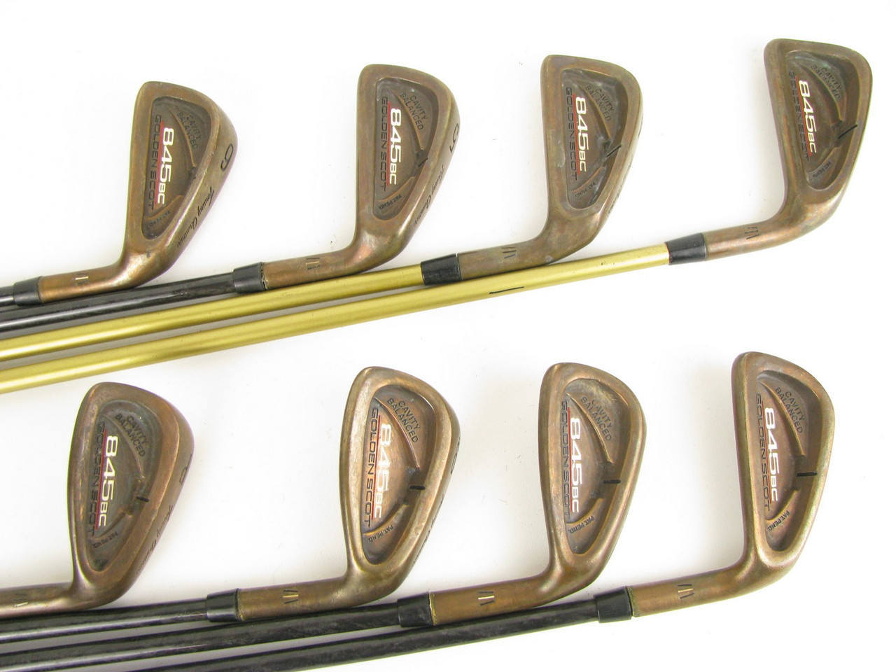 Tommy Armour 845BC Golden Scot Copper iron set 3-PW w/ Graphite