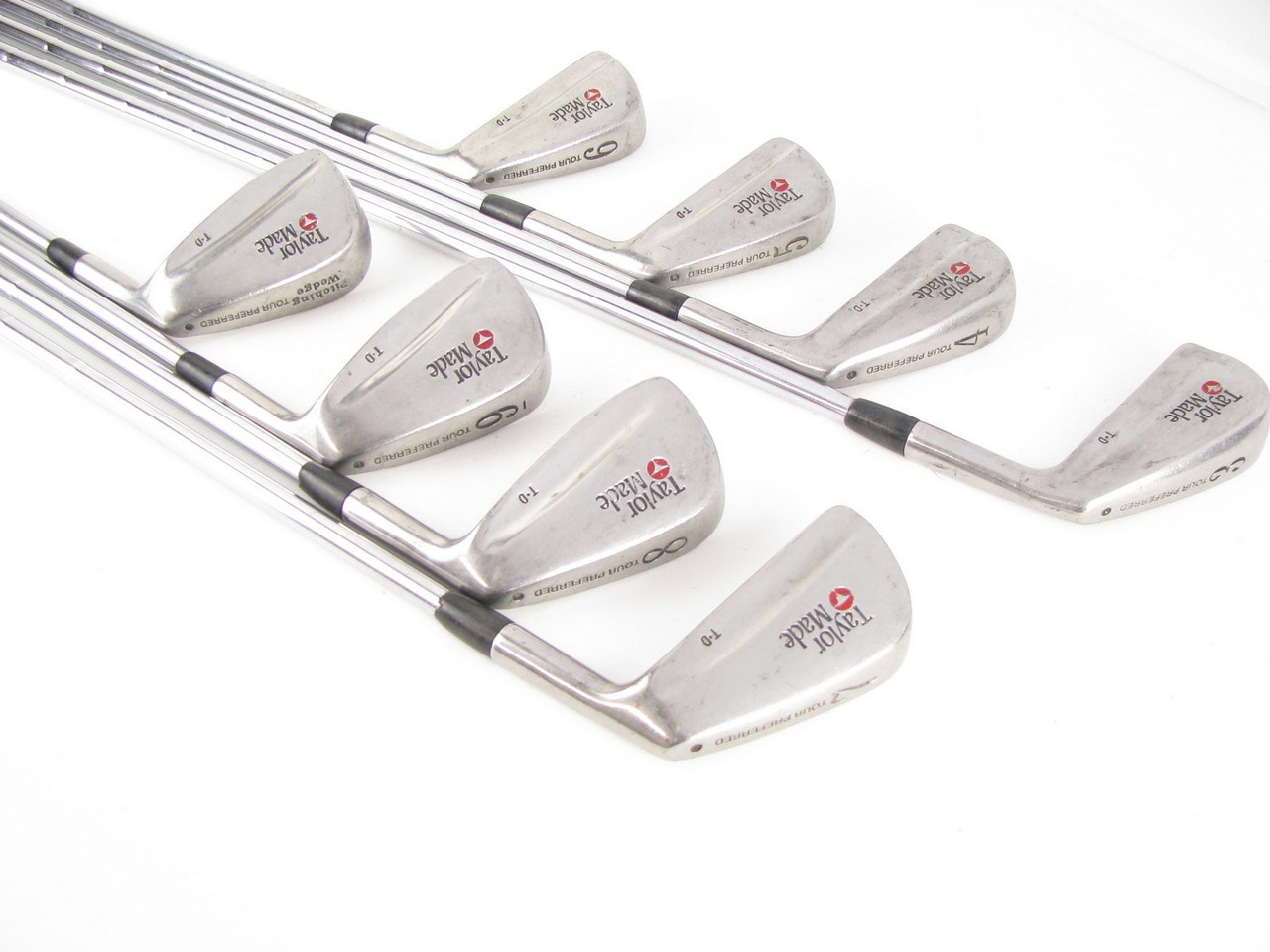 VINTAGE TaylorMade Tour Preferred T-D iron set 3-PW w/ Steel S300