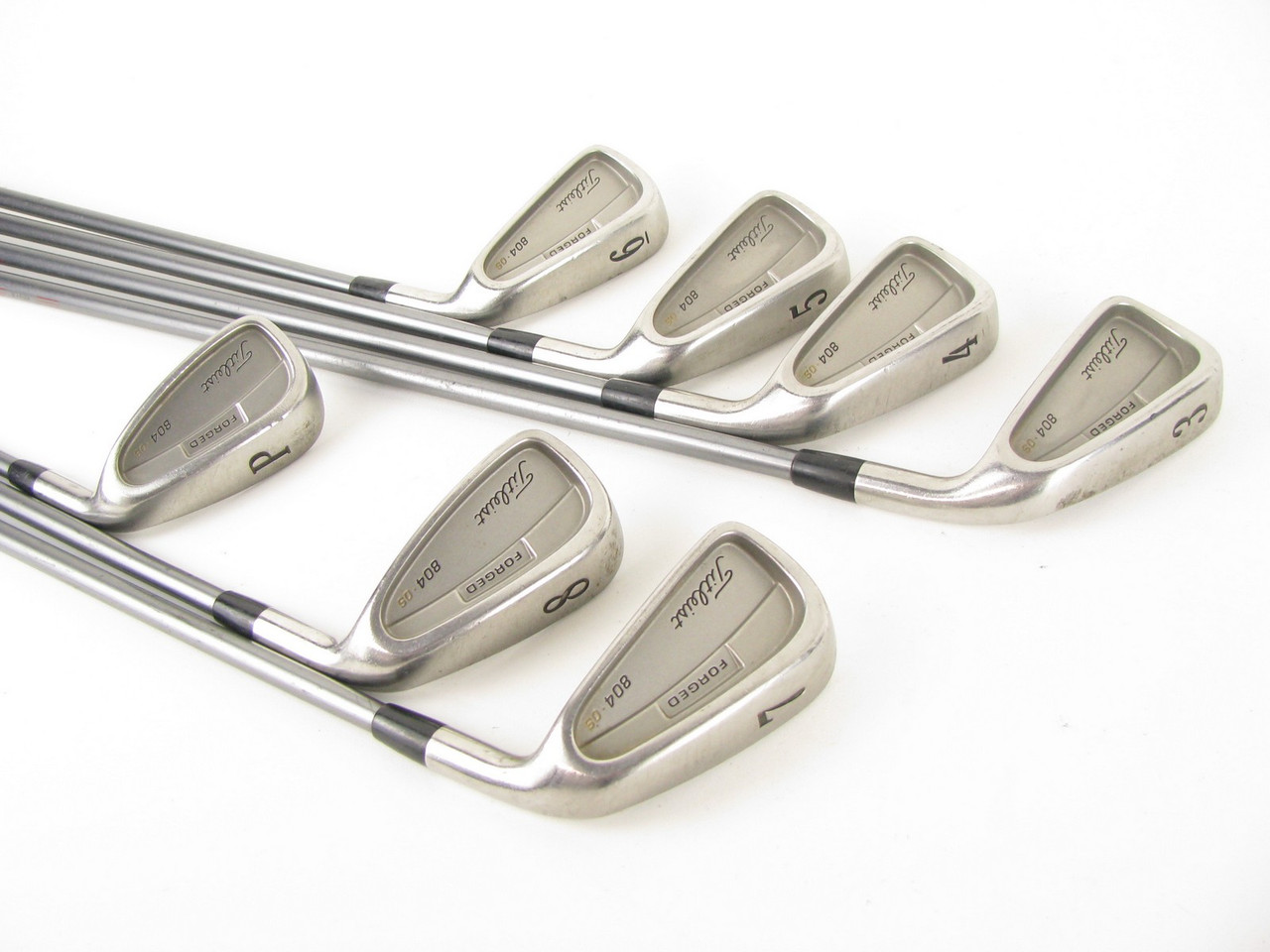 Titleist 804 OS FORGED アイアン8本セット(3-9，PW) Titleist 804 OS Forged iron set 3-PW - MISSING 9 iron w/ Graphite