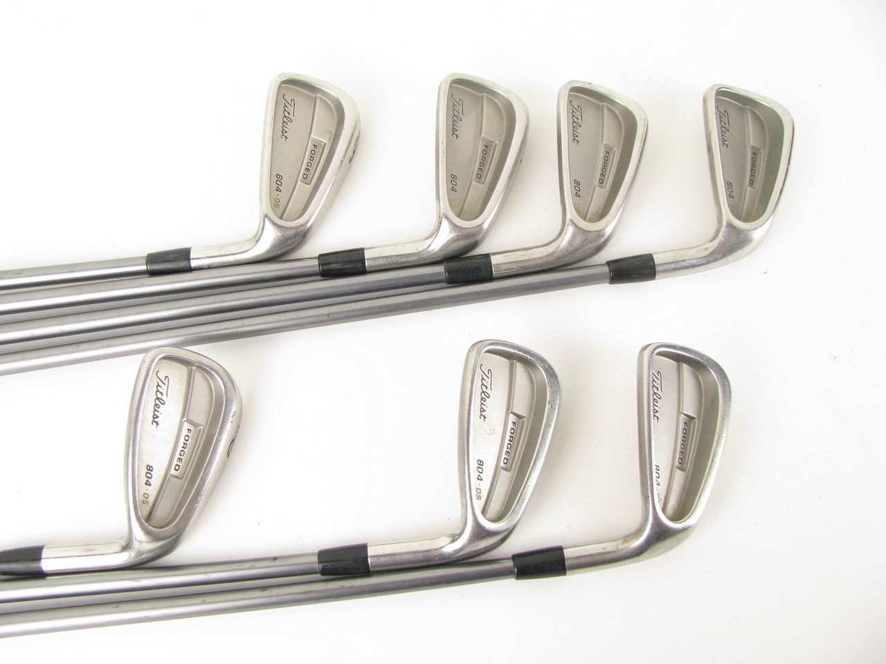 Titleist 804 OS Forged iron set 3-PW - MISSING 9 iron w/ Graphite