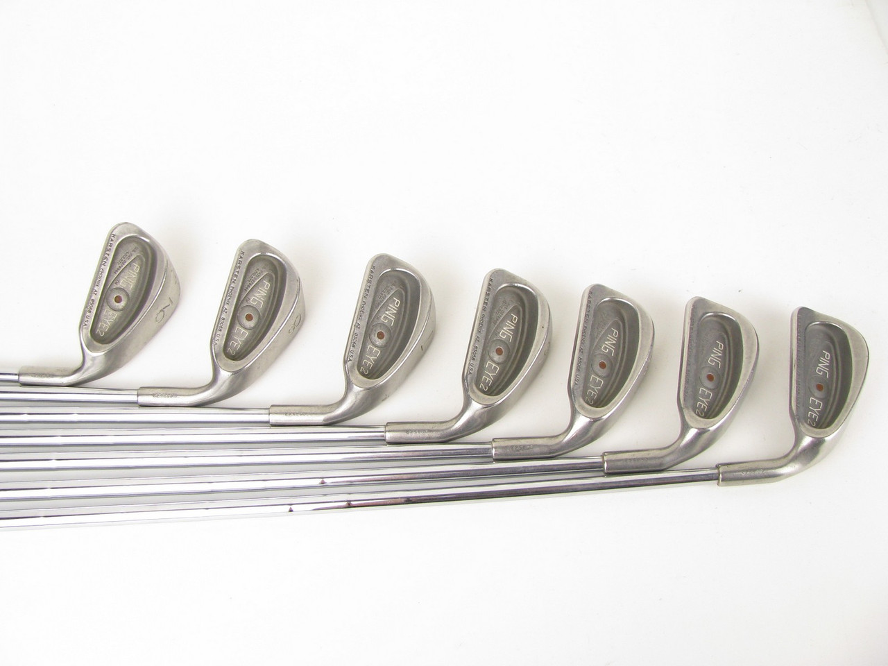 PING EYE2 3I-9I,W,S 9本 オリジナルスチール Ping Eye2 BROWN DOT iron set 3-9 iron NO PW w/ Steel K-Shaft (Out