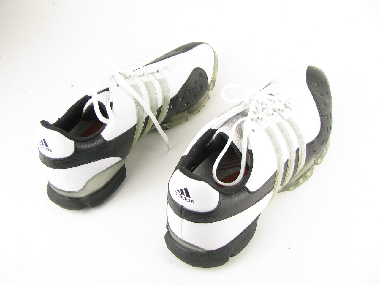 Adidas Men's Size 13 Powerband Chassis Traxion White/Black