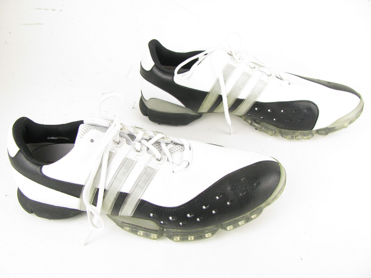 Adidas Men's Size 13 Powerband Chassis Traxion White/Black