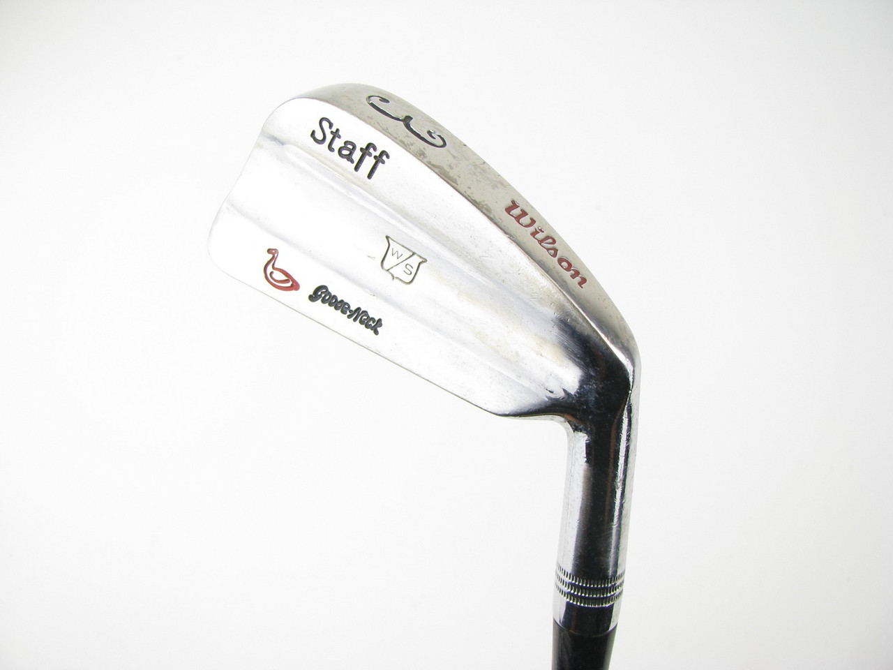 VINTAGE Wilson Staff Gooseneck iron w/ Steel Stiff Clubs n