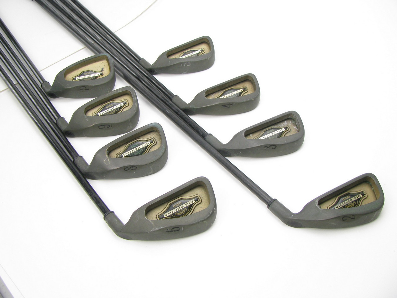 Callaway Big Bertha Gold iron set 2-PW MISSING 7 iron w/ Graphite