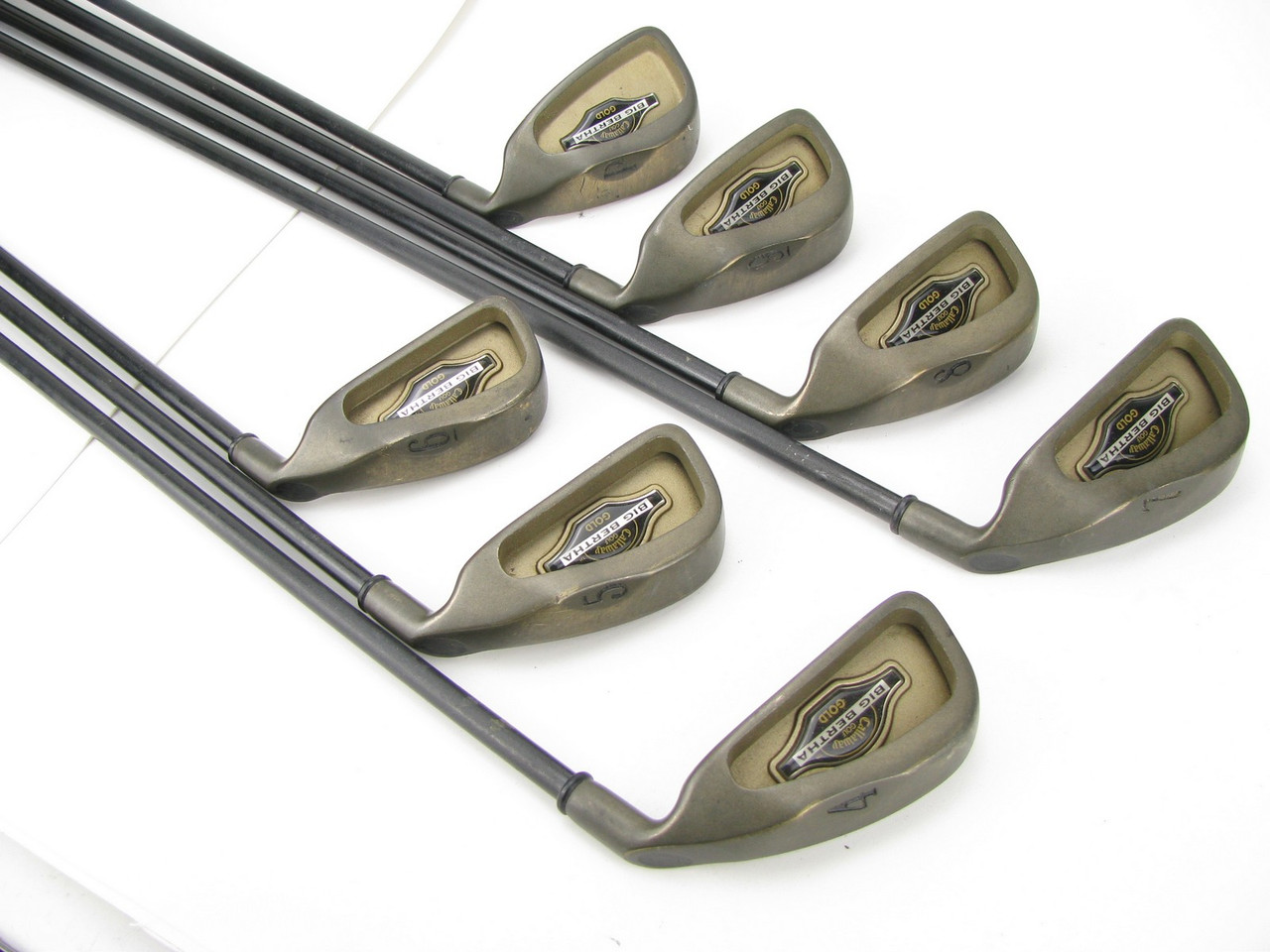 Callaway Big Bertha Gold iron set 4-PW w/Graphite RCH 96 Light
