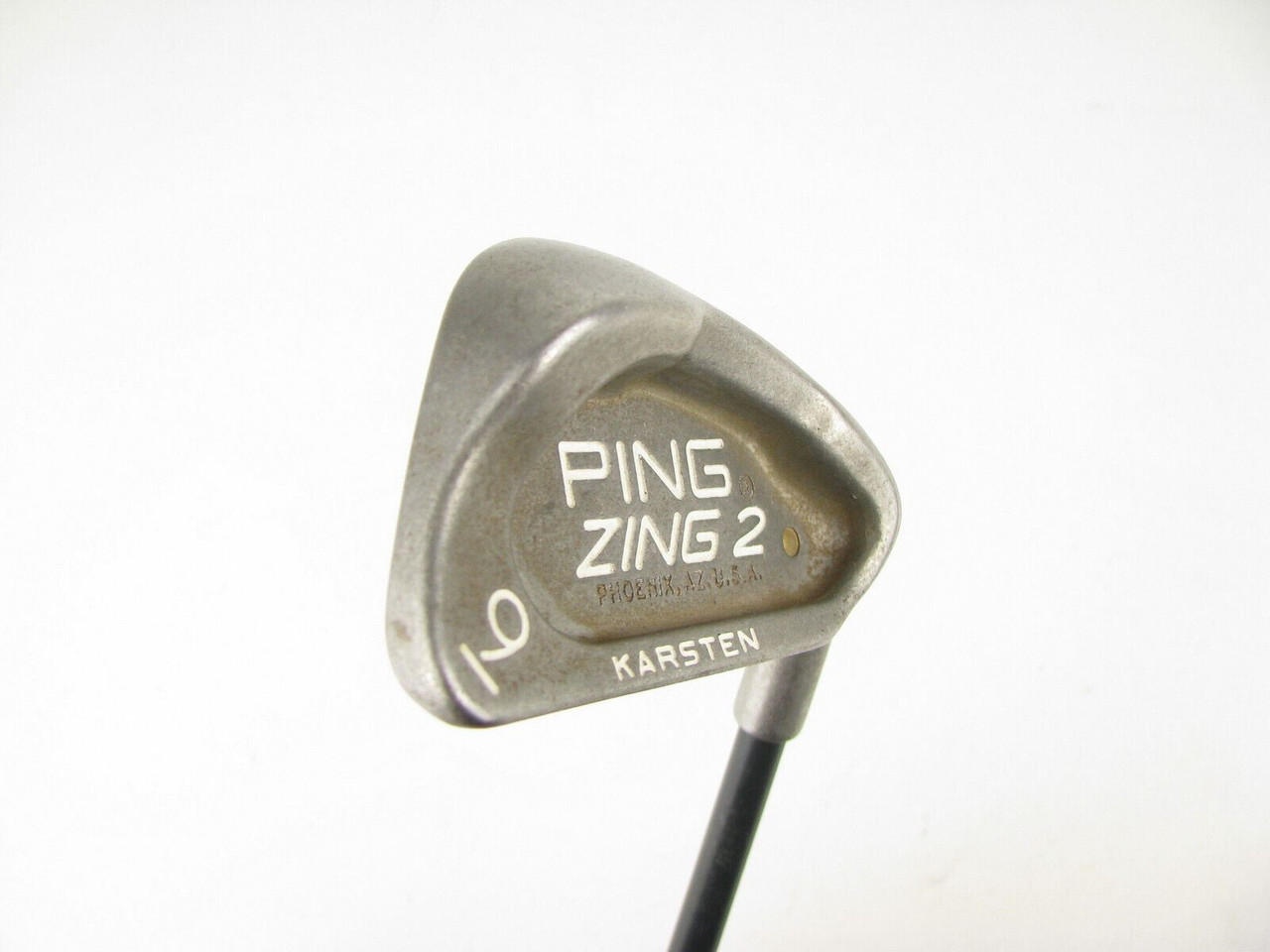 Ping Zing 2 GOLD DOT 9 iron with Graphite Karsten 101 Stiff 34.5