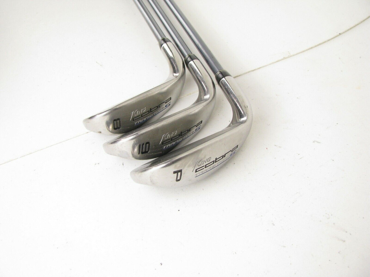 Set of 3 LADIES Cobra Transition-S irons 8,9 and PW with Graphite