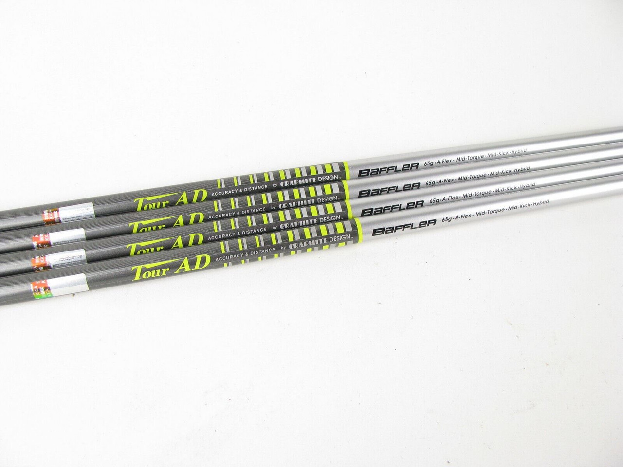 Set of 4 Cobra Baffler Hybrid Tour AD 65g A-Flex Senior PULLOUT