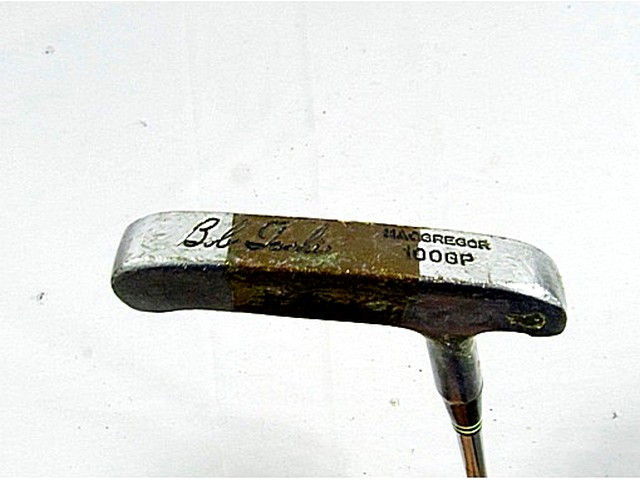P130-0570-MacGregor Bob Toski シグニチャー パター Rare MacGregor Bob Toski Model 100GP Blade Putter w/ factory Steel