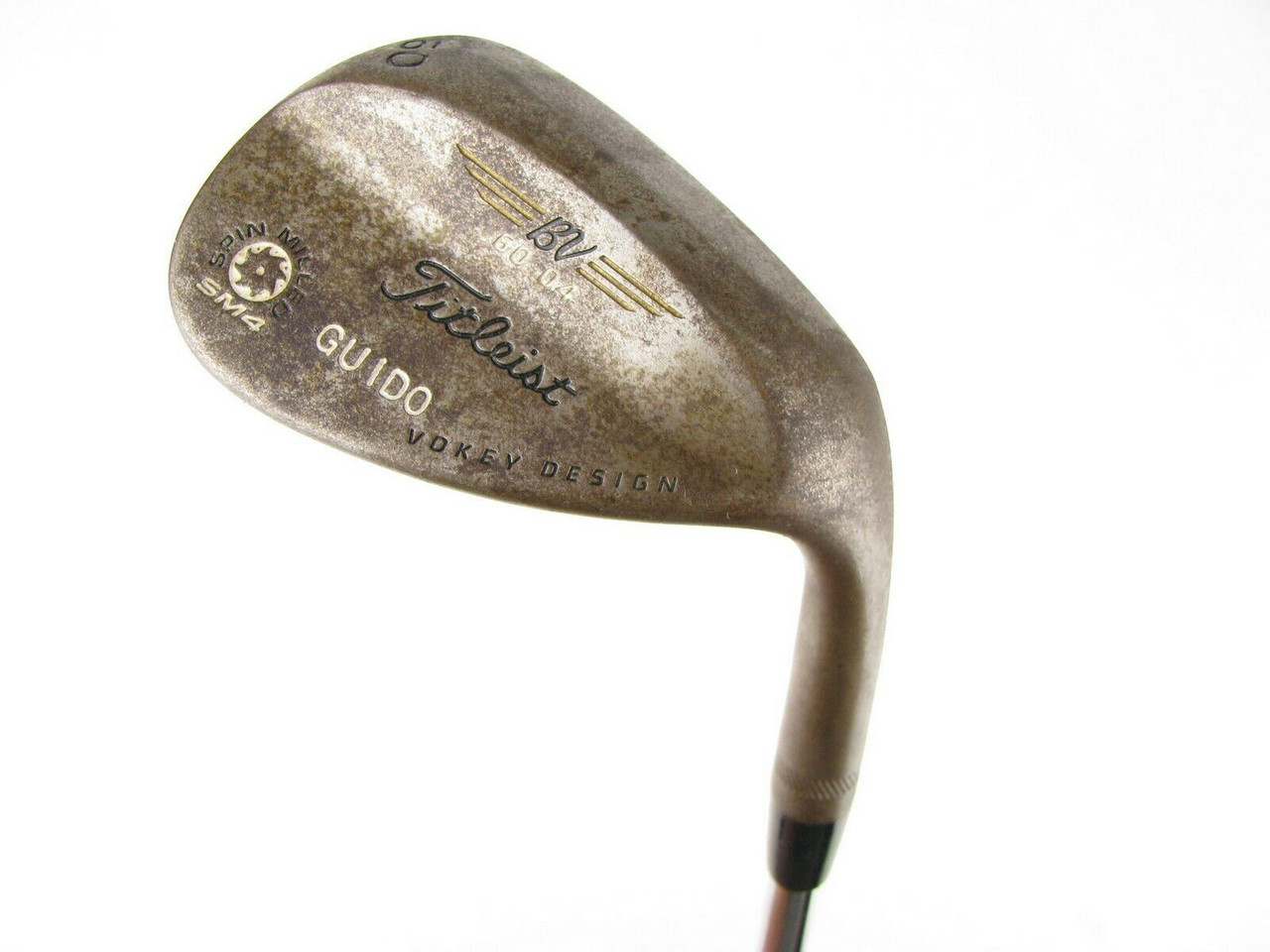 TOUR ISSUE Titleist Vokey Spin Milled SM4 RAW Lob Wedge 60 degree  display picture 1