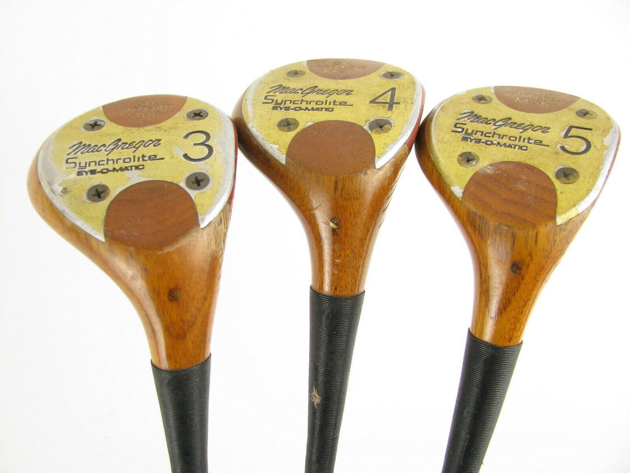 Set of 3 Macgregor Synchrolite Eye-O-Matic M95 Oil Hardened