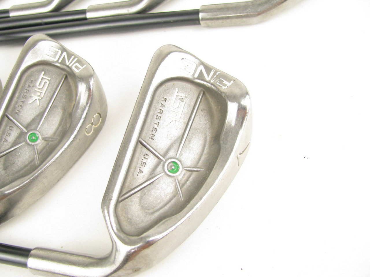 Ping ISI-K GREEN DOT iron Set 3-PW with Graphite U44 Senior