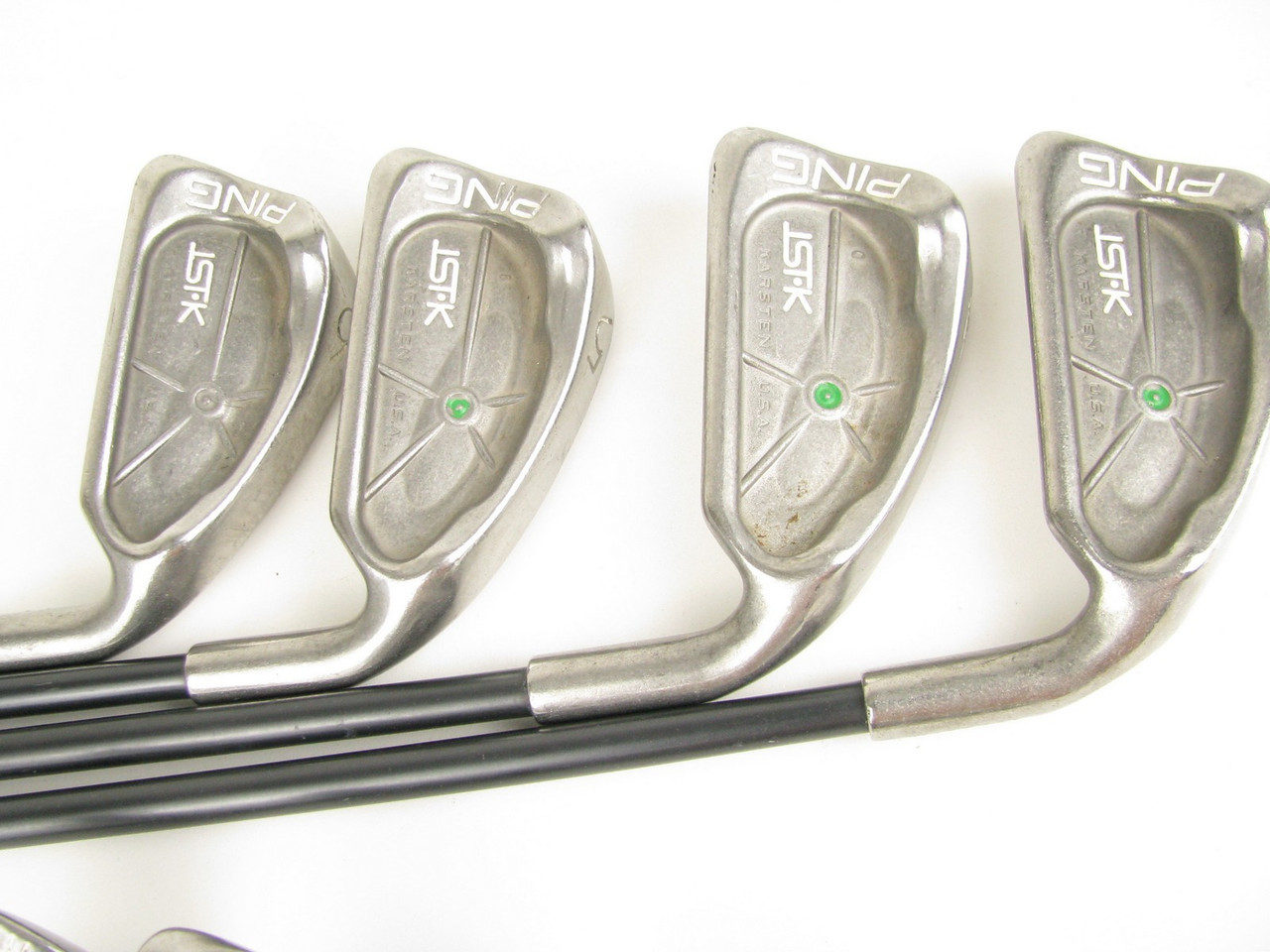 Ping ISI-K GREEN DOT iron Set 3-PW with Graphite U44 Senior