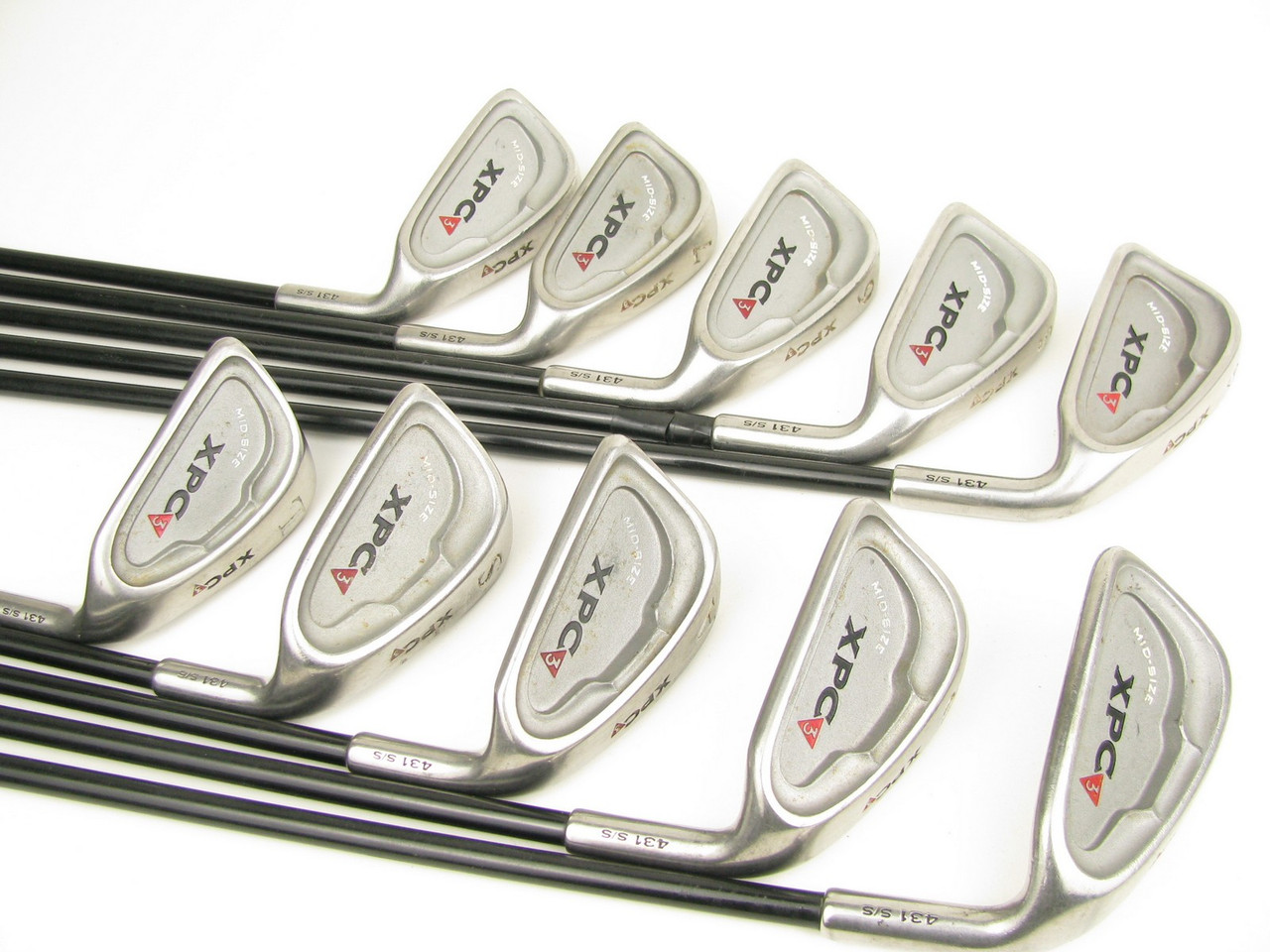 XPC 3 Midsize iron set 4-PW+AW+SW+LW with Graphite Regular - Clubs