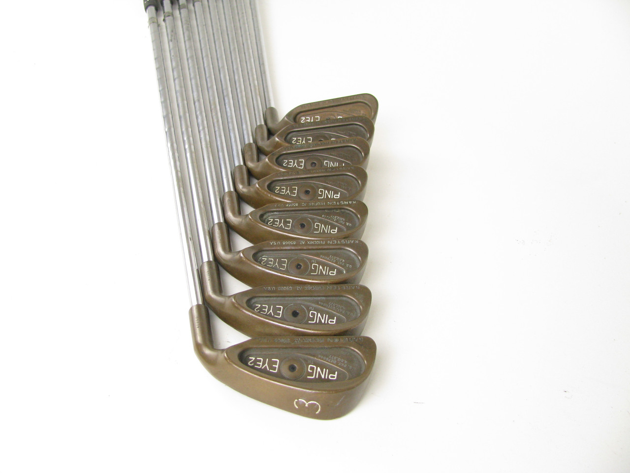 ●1円～！PING EYE2★ピン　アイ2　ベリリウムカッバー　9本　オリジナルスチール　(15259 PING EYE2+ BeCu SW ベリリウムカッパー Ping Eye2 BeCu Beryllium