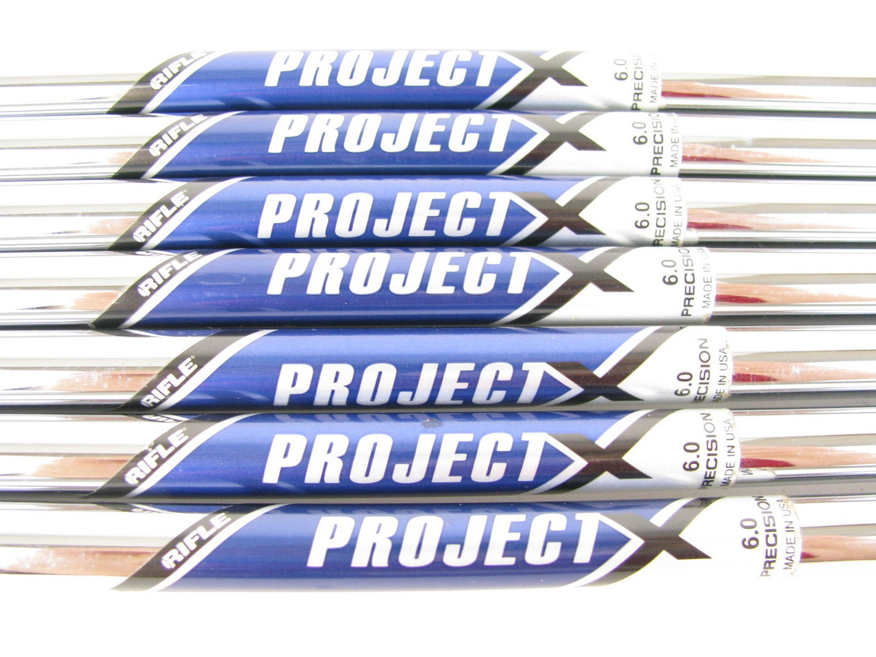 ライフル プロジェクトＸ　precision 5.0 シャフトのみ6本セット ライフル プロジェクトX precision 5.0 シャフトのみ6本セット 【公式