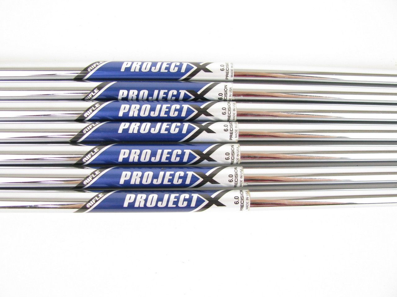 Set of 7 Precision Project X Rifle 6.0 Stiff iron shaft PULLOUTS