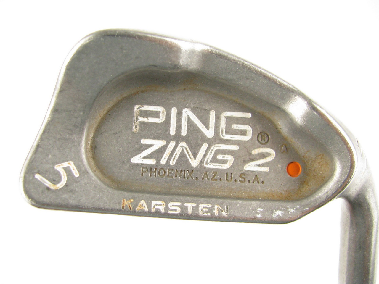 Ping Zing 2 ORANGE DOT 5 iron with Steel JZ - Clubs n Covers Golf