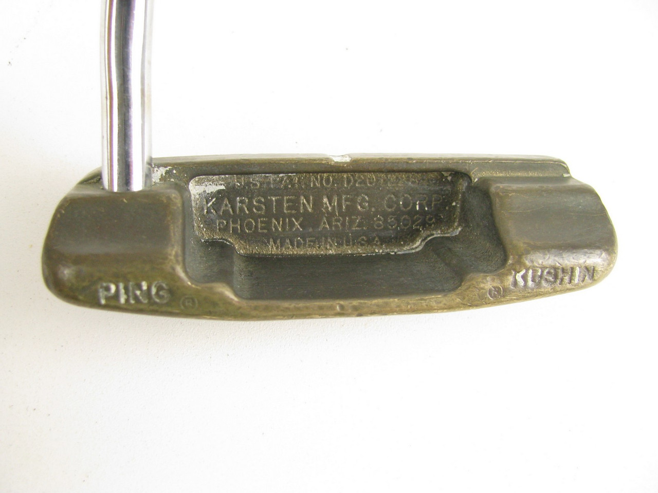 『希少』PING KARSTEN.CO 85029 KUSHIN パター VINATGE Ping Kushin Putter 32 inches 85029 - Clubs n Covers Golf