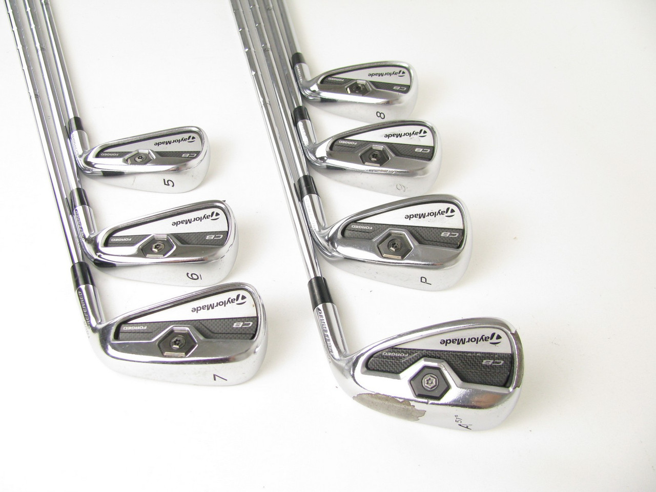 TaylorMade Tour Preferred CB 2012 iron set 5-PW+AW w/ Steel Dynamic Gold XP  R300