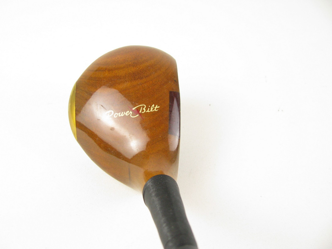 LEFT HAND Powerbilt H&B Genuine Persimmon Golf Driver with