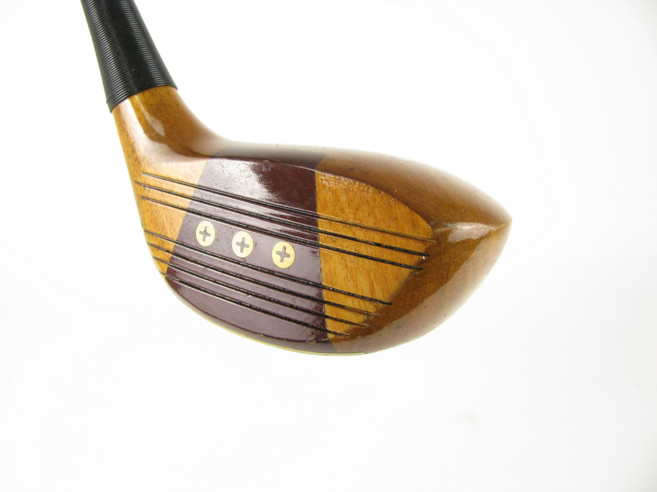 LEFT HAND Powerbilt H&B Genuine Persimmon Golf Driver with