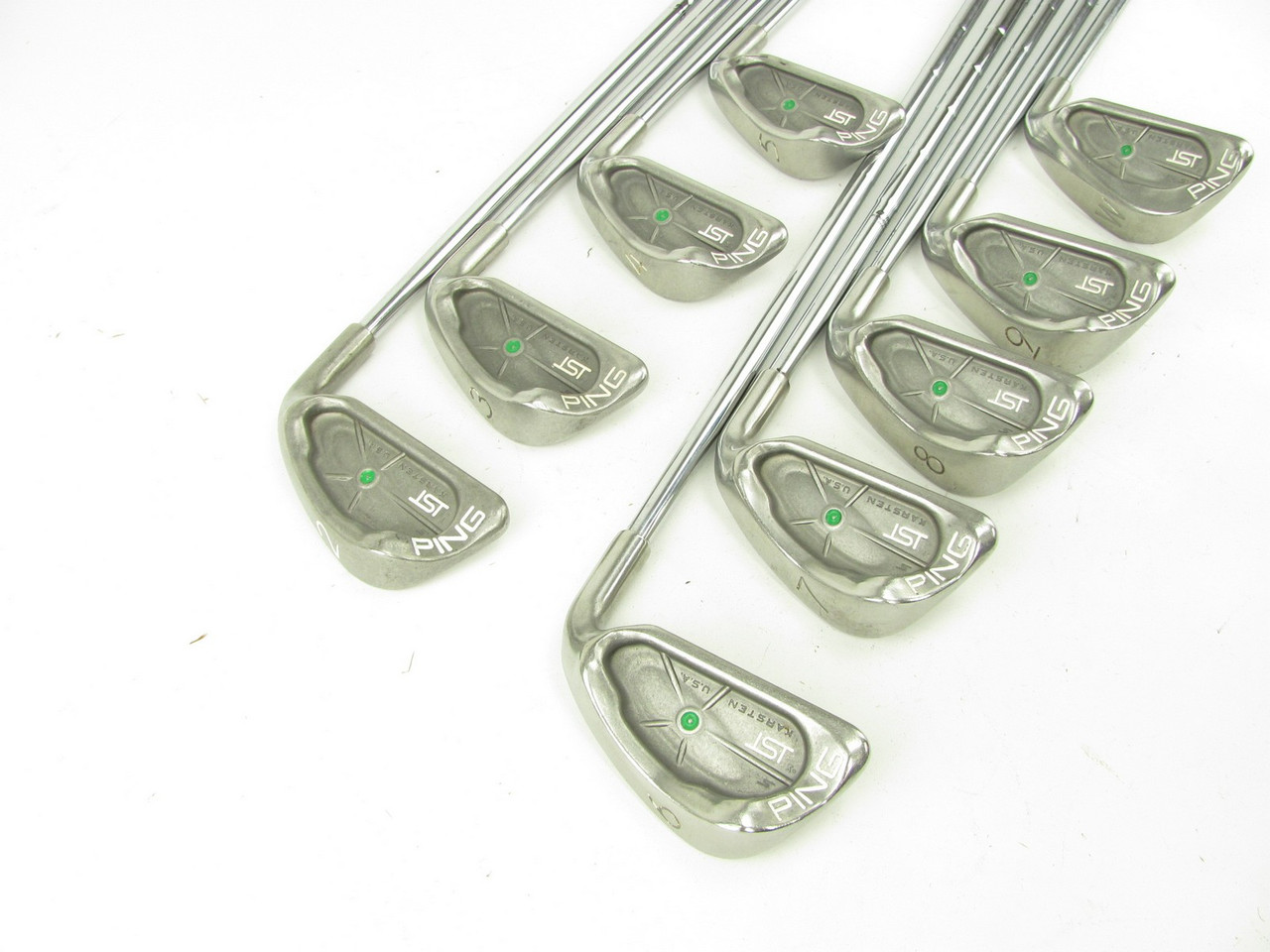 b787 ★極希少★ PING ISI、ISI2 ウェッジ２本 グリーンドット Ping ISI GREEN DOT Iron Set 2-PW with Steel JZ Stiff +1/2