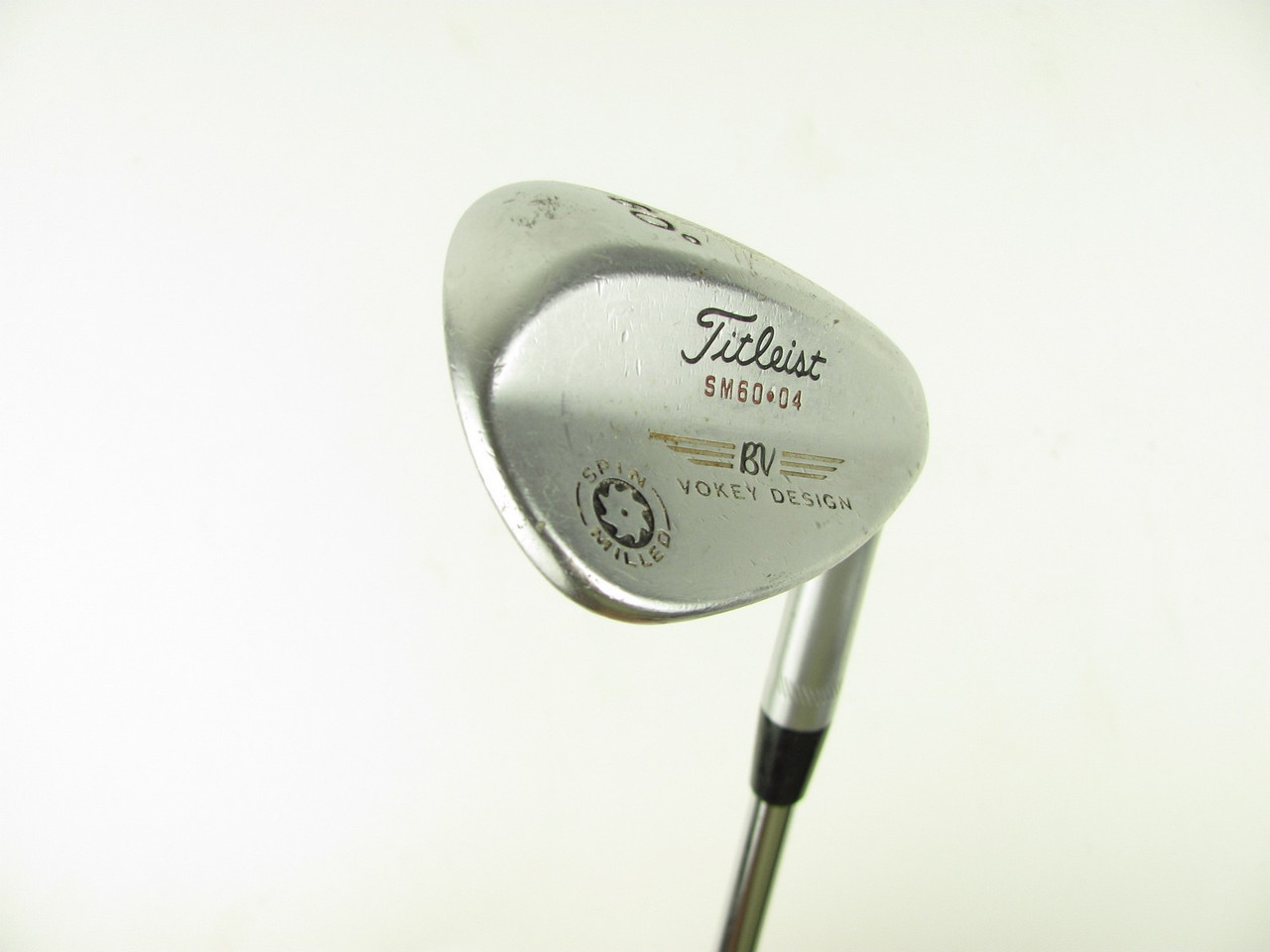 ■タイトリスト■VOKEY SPIN MILLED 10 WEDGEWORKS Titleist Vokey Spin Milled Chrome 60* Lob Wedge 60-04 w/ Steel