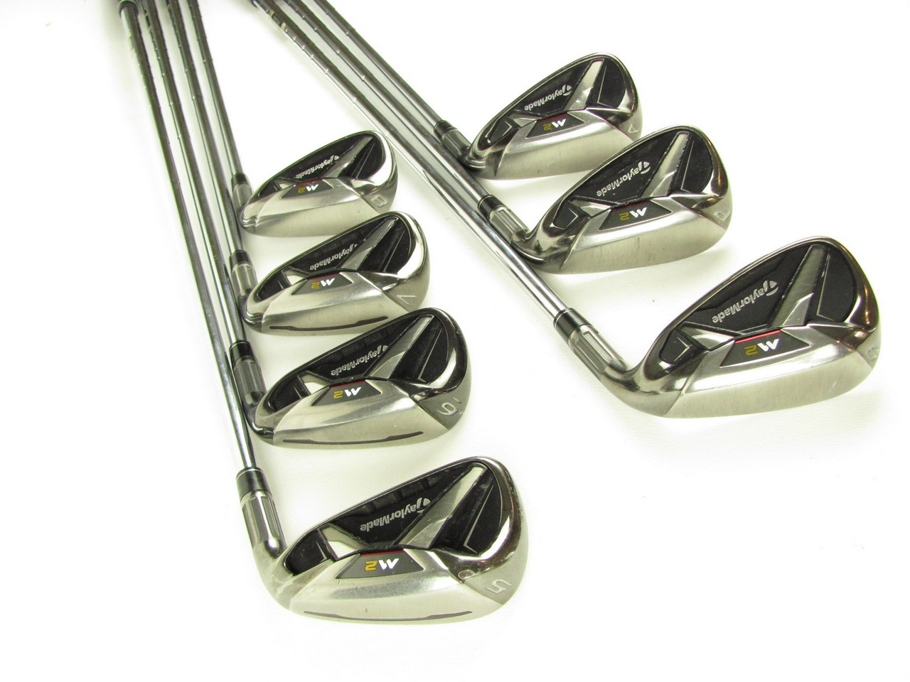 TaylorMade M2 iron set 5-PW+GW with Steel Regular +.5