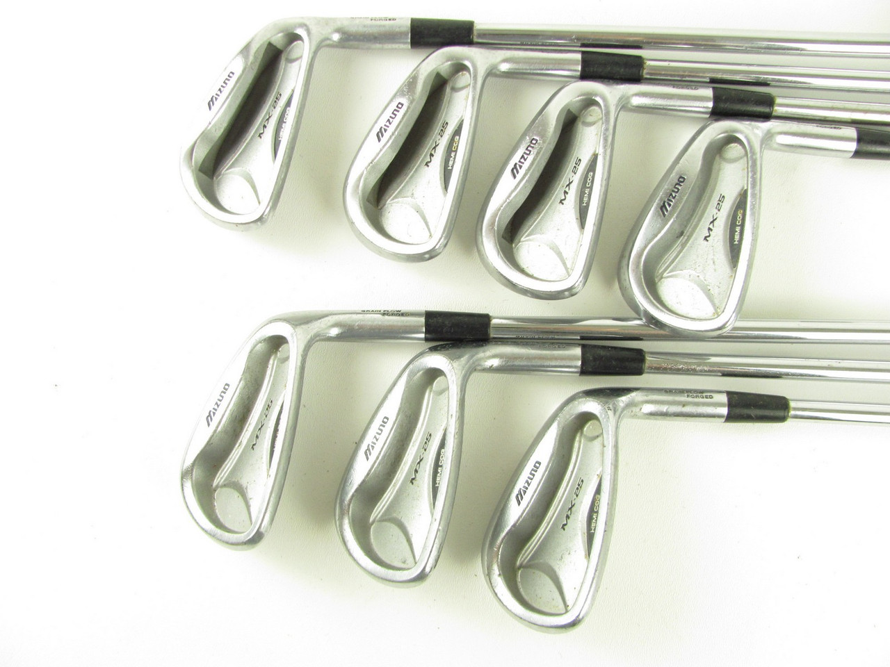 Mizuno MX-25 Iron Set 5-PW+GW w/ Steel Dynalite Gold SL Stiff +.5