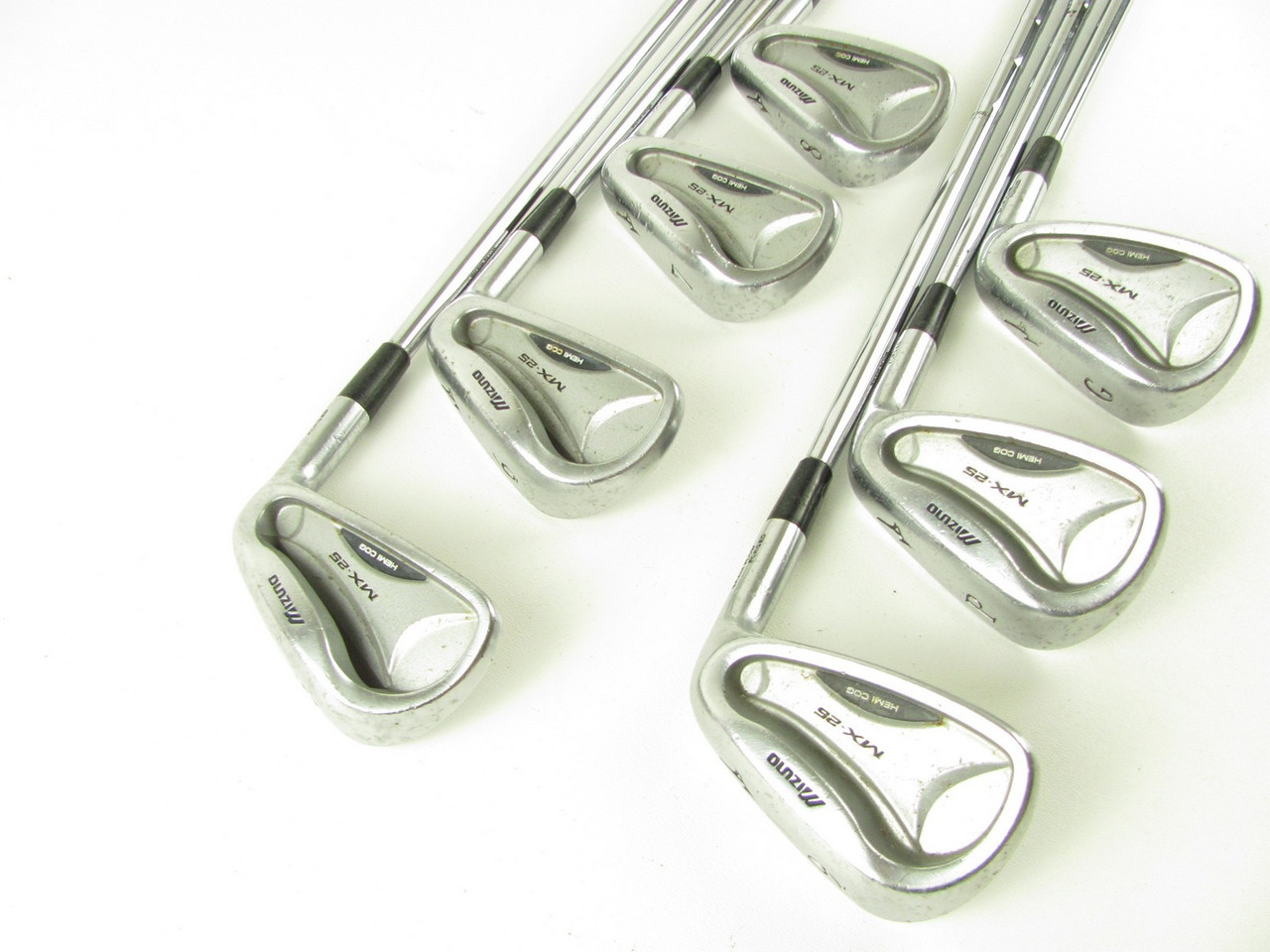 Mizuno MX-25 Iron Set 5-PW+GW w/ Steel Dynalite Gold SL Stiff +.5