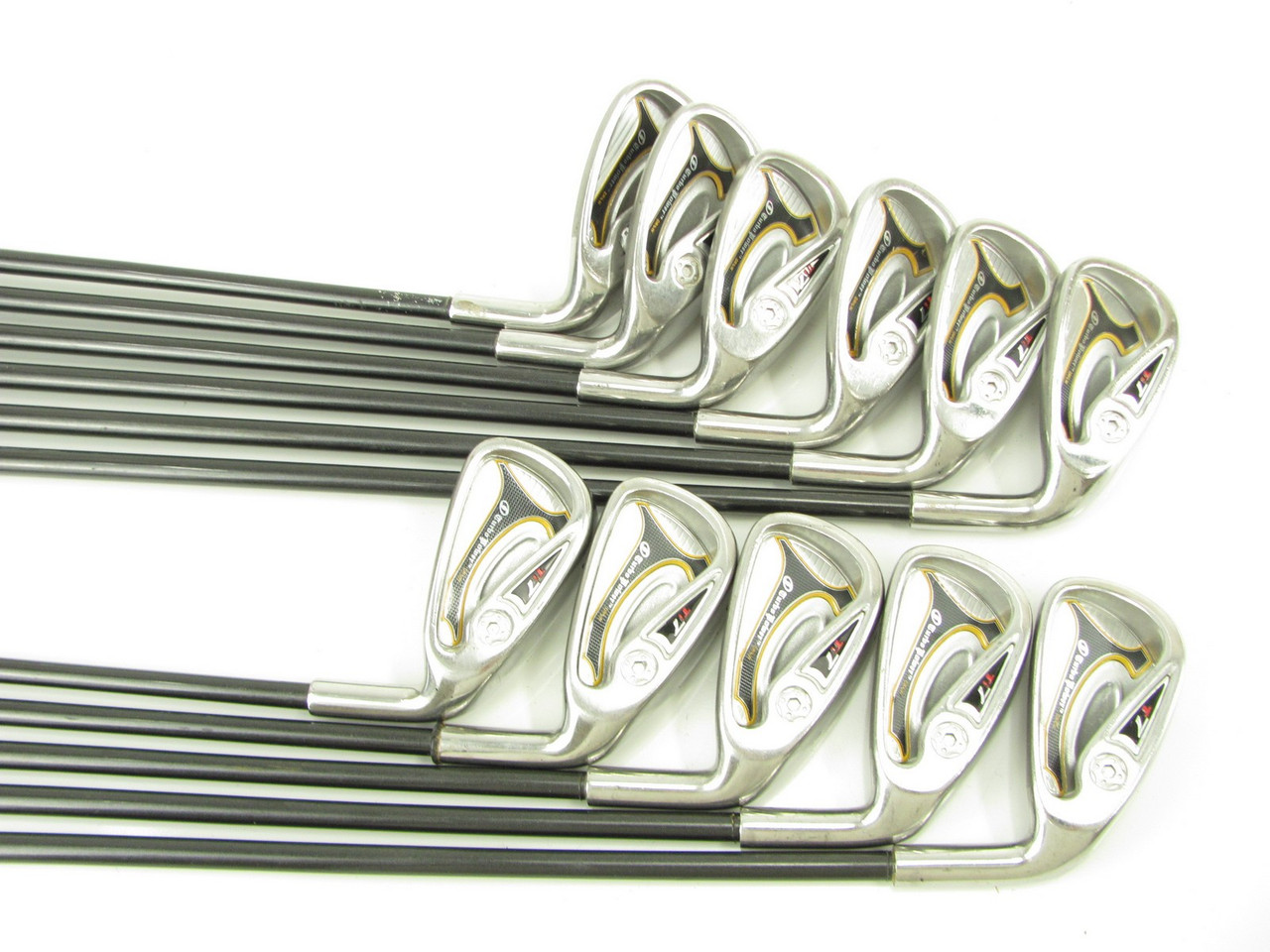 Turbo-Power Ti7 iron set 3-PW+AW+SW+LW w/ Graphite Regular - Clubs  display picture 1