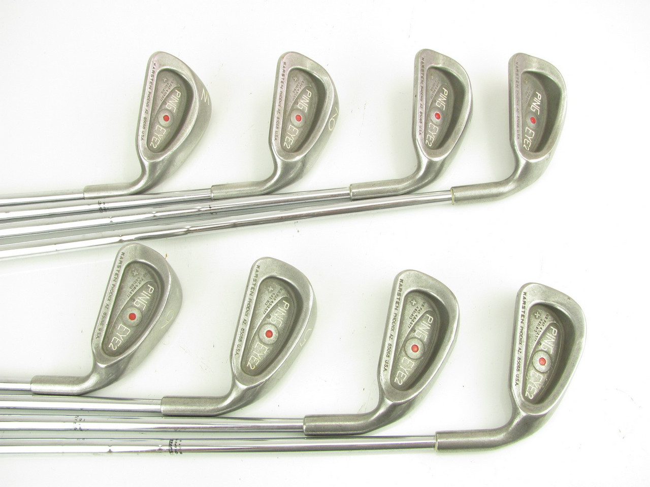 Ping Eye2+ RED DOT iron set 3-PW with Steel Stiff - Clubs n Covers