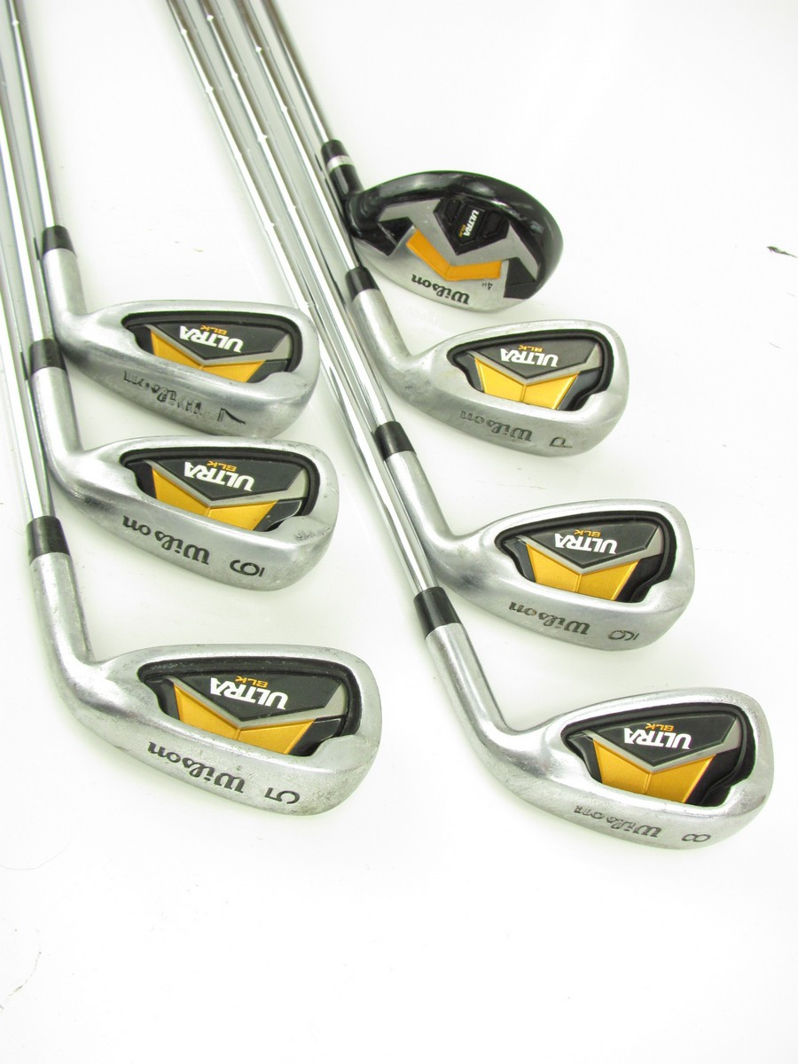 Wilson Ultra BLK iron set 4H, 5-PW with Steel Regular - Clubs n