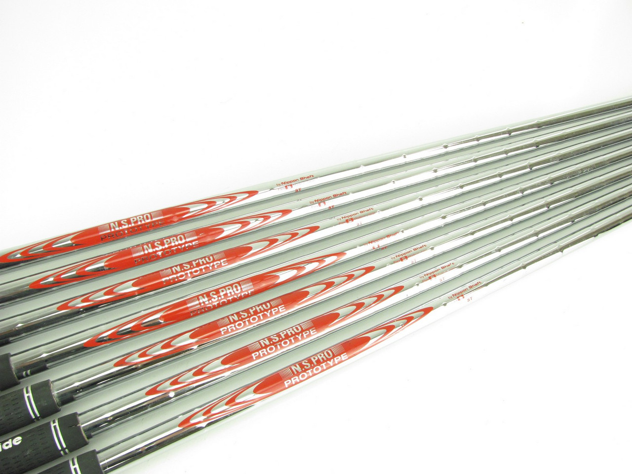 Set of 7 Nippon NS Pro Prototype Stiff iron shafts .355 Tip