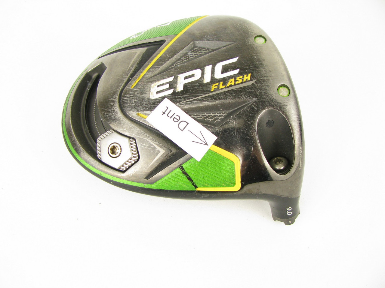 Callaway Epic Flash Driver 9 degree HEAD ONLY Has DENT #318 Callaway Epic Flash Driver 9 degree HEAD ONLY Has DENT #318