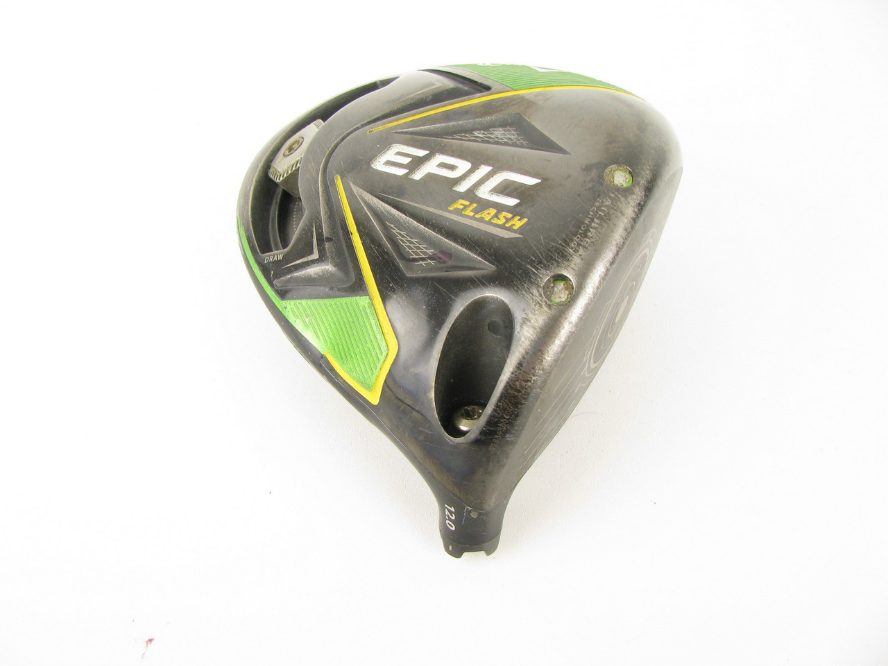 Callaway Epic Flash Driver 12 degree HEAD ONLY Has DENT #322-11