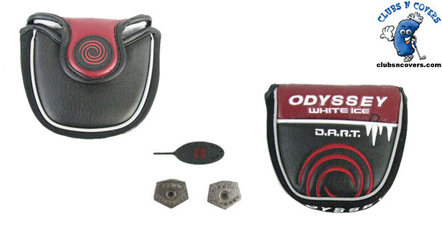 Odyssey 　ホワイトアイス　ダートパター+カバー NEW Odyssey White Ice D.A.R.T. Putter Headcover w/Weights - Clubs