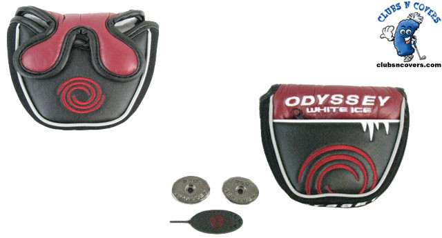 Odyssey White Ice 2-Ball Putter Headcover w/Weights - Clubs n