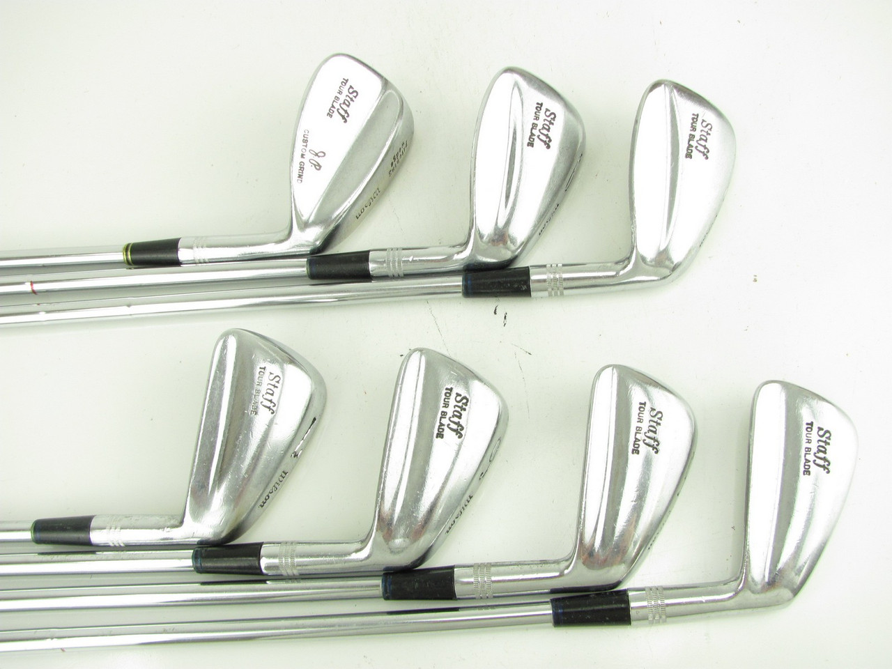 VINATGE Wilson Staff Tour Blade iron set 4-PW w/ Steel Stiff